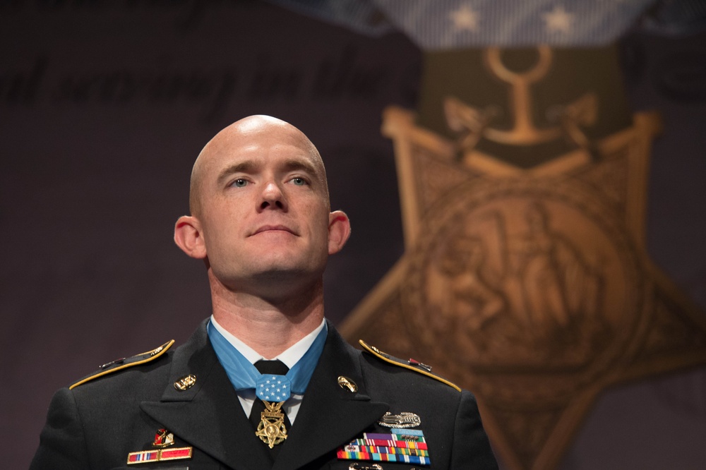 Medal of Honor Hall of Heroes Induction Ceremony in honor of US Army Staff Sgt. Ty Michael Carter