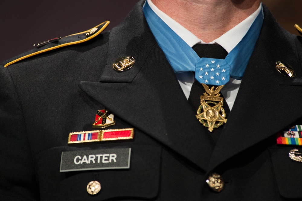 Medal of Honor Hall of Heroes Induction Ceremony in honor of US Army Staff Sgt. Ty Michael Carter