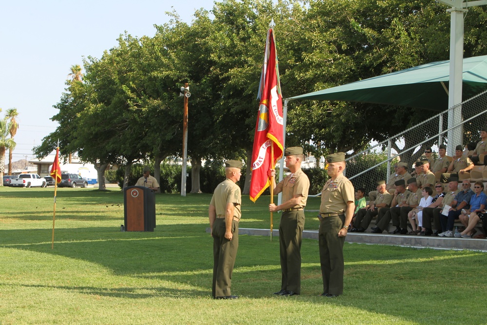 CLB-7 holds change of command ceremony