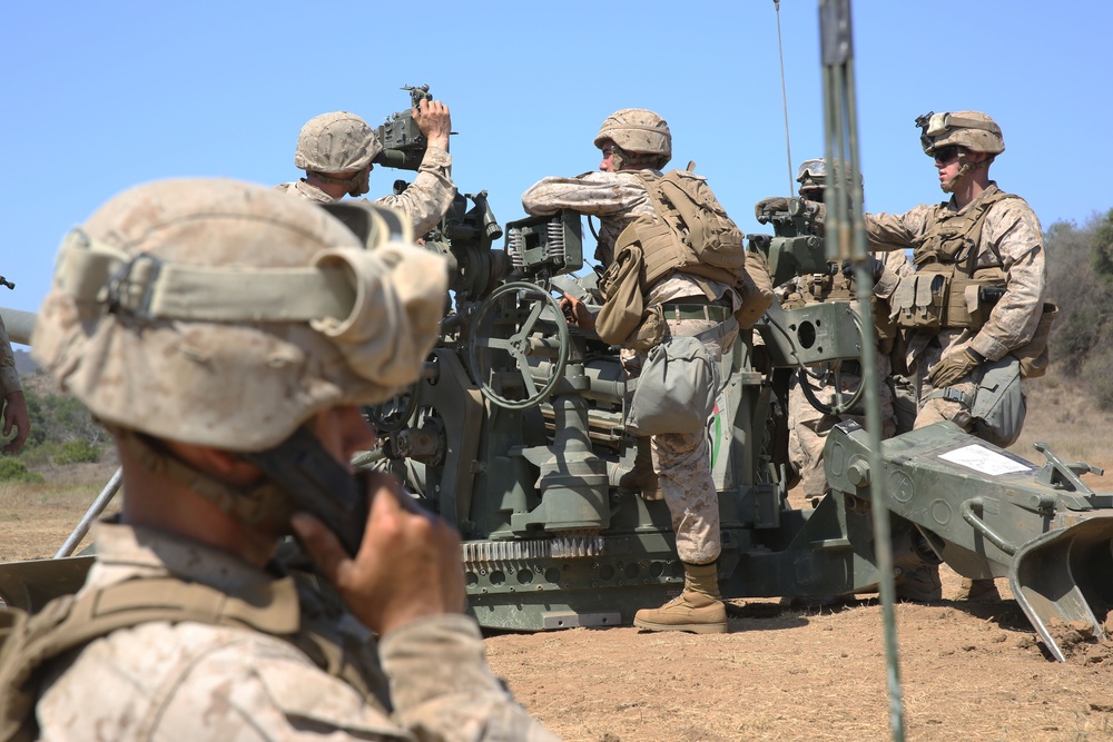 Artillery regiment shakes Camp Pendleton