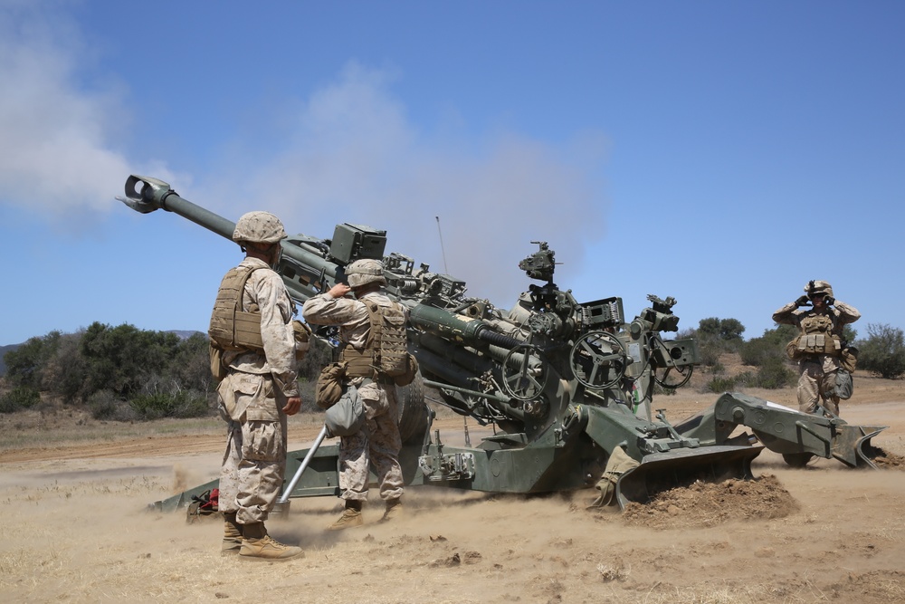 Artillery regiment shakes Camp Pendleton