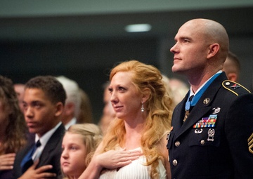 MOH recipient Staff Sgt. Carter inducted into Pentagon Hall of Heroes