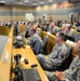 8th Army Rear Personnel receive a brief at CP Oscar