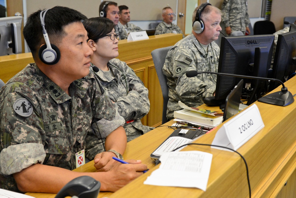 Joint operations at the 8th Army Rear Command Post in Daegu