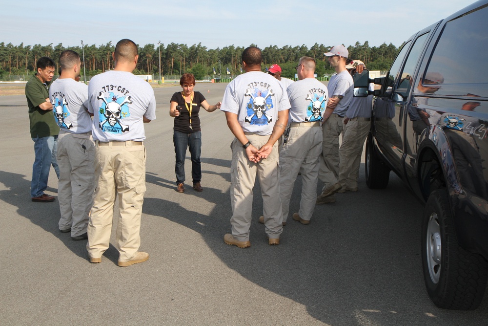 773rd CST participates in drivers' safety training