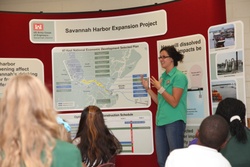 Fifth graders learn economic value of Savannah harbor deepening