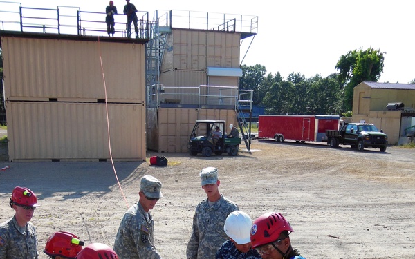 Nicaraguan military rescue team trains with Wisconsin Guard engineers