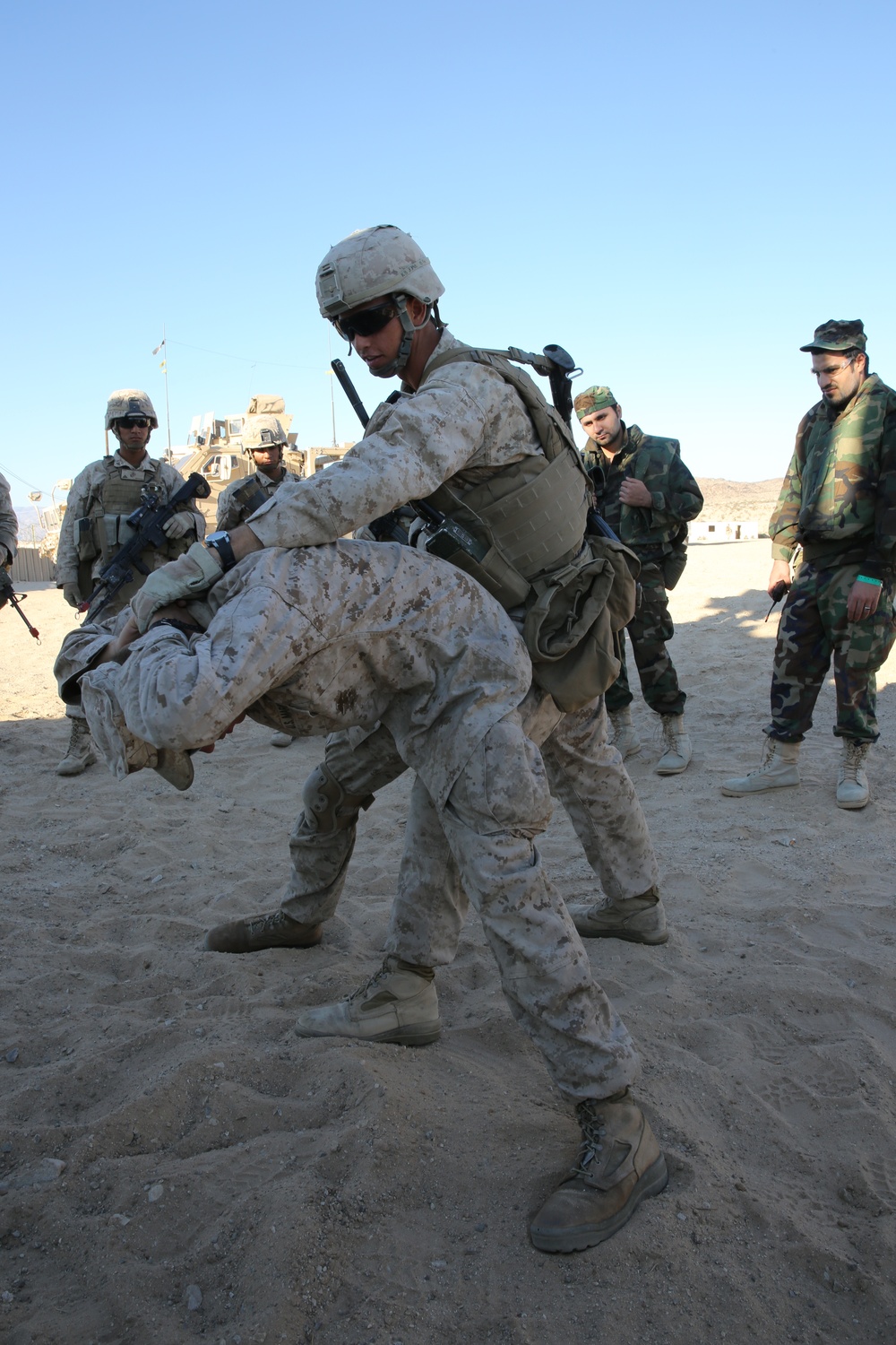 Marines mentor, allow ANA to take lead during mock raid
