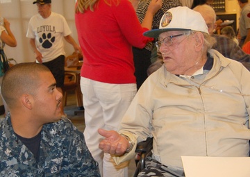 Sailors and vets find a common bond