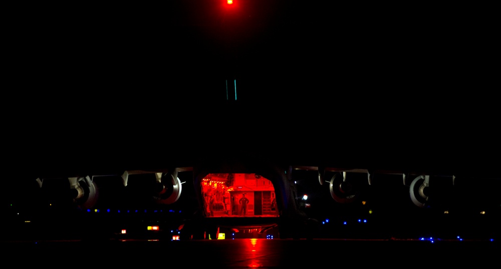 Lights out, gears up: Airfield comes alive at night