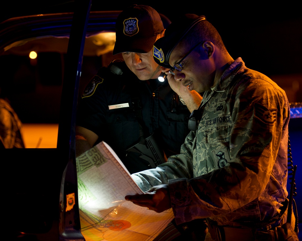 Lights out, gears up … Airfield comes alive at night