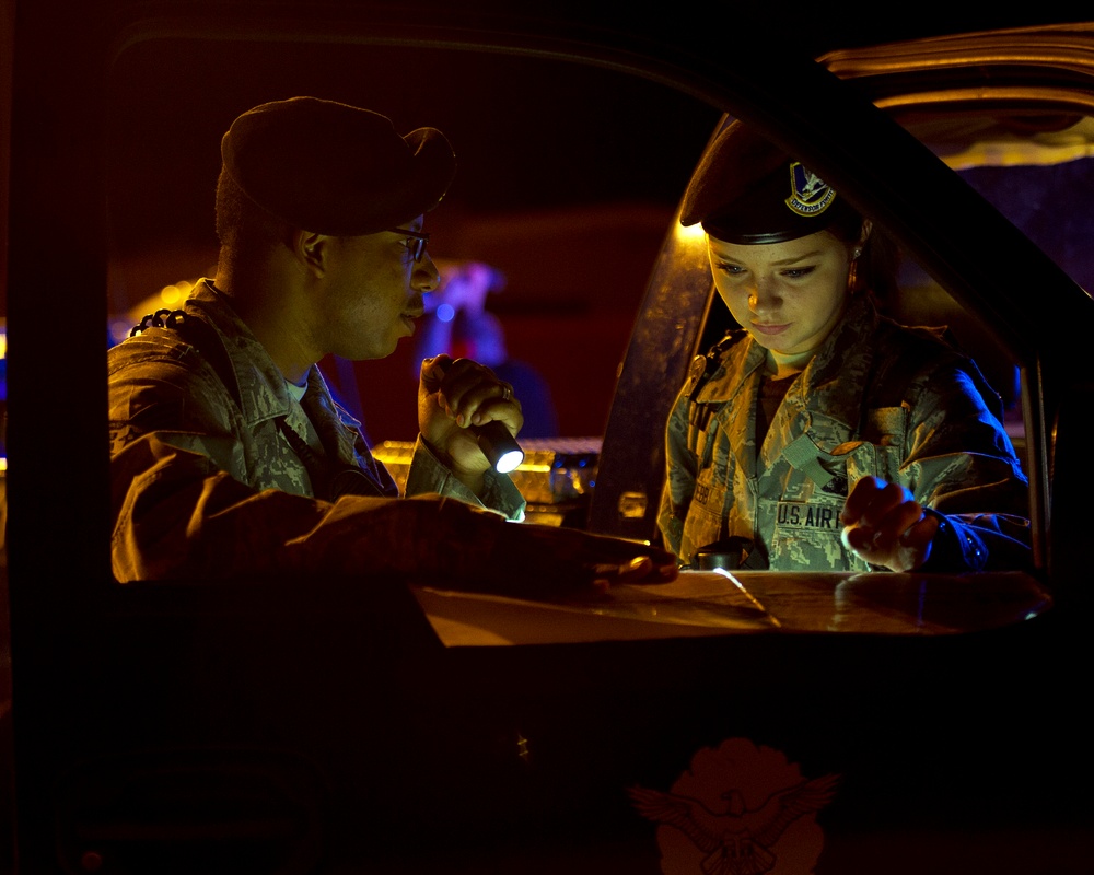 Lights out, gears up … Airfield comes alive at night