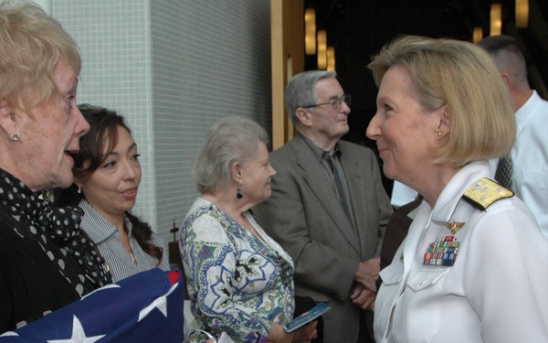 VR-55 holds memorial for fellow sailor