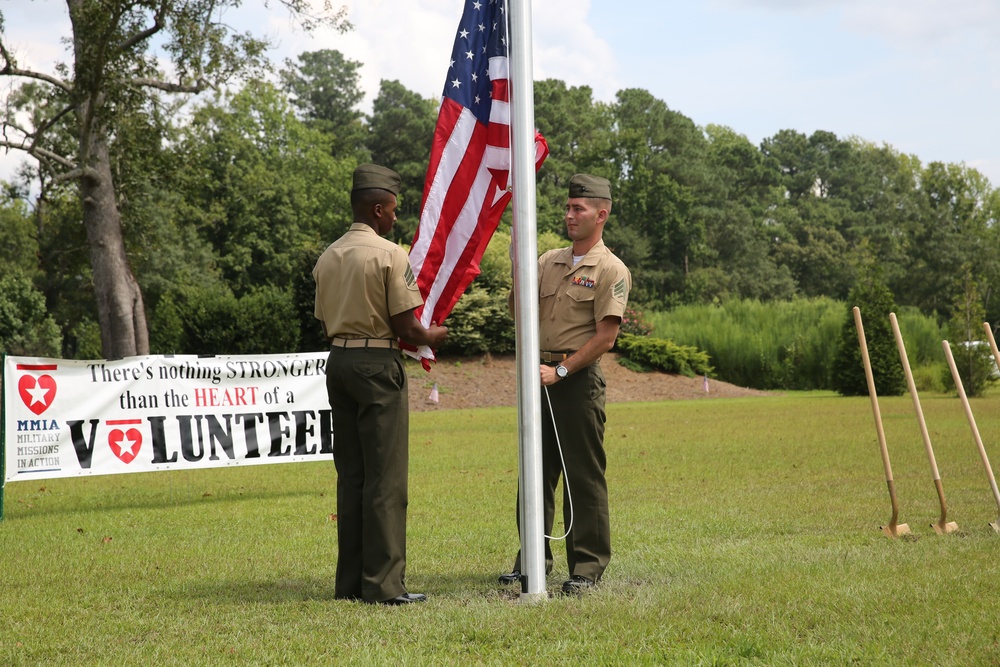 Community breaks ground on wounded warrior home
