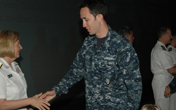 COMNAVRESFOR visits West Coast