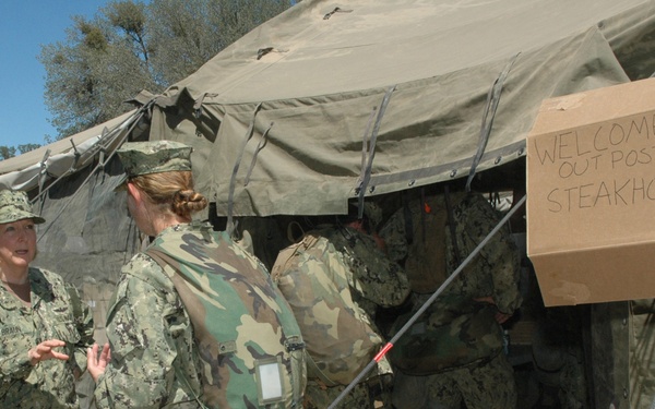 COMNAVRESFOR visit Seabees in the field