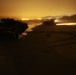 Amphibious assault vehicles perform nighttime assault