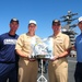 San Diego Chargers visit USS Ronald Reagan (CVN 76)