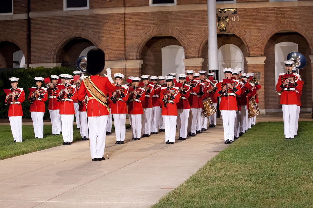 Evening parade