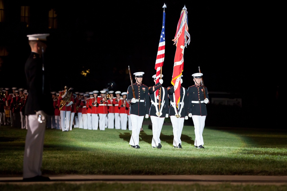Evening parade