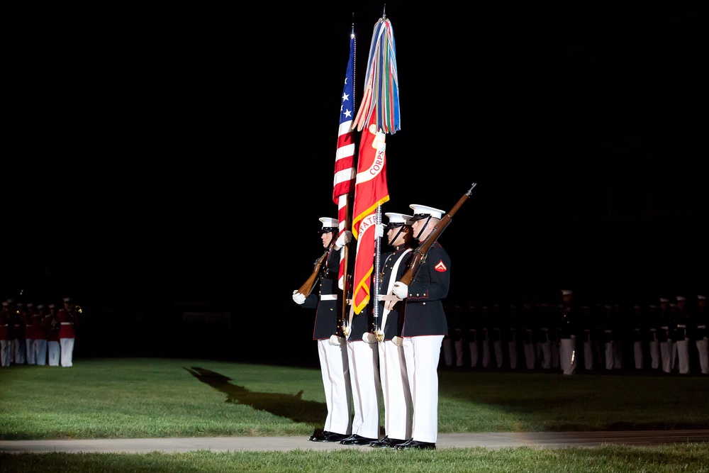 Evening parade