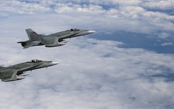 Vigilant Eagle 13 - Overall of CF-18 Hornets, &quot;TOI&quot; aircraft, and Russian fighters