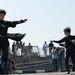 Dancers perform aboard USS Bulkeley