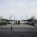 USS Nimitz flight deck action