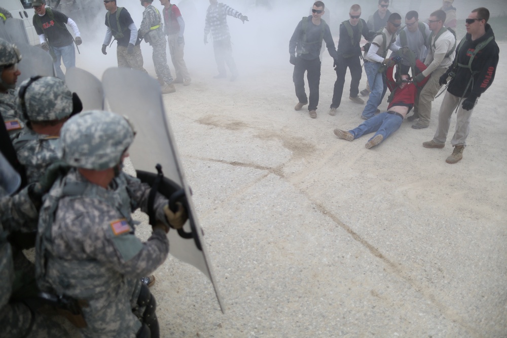 525th Battlefield Surveillance Brigade Kosovo Force training exercise