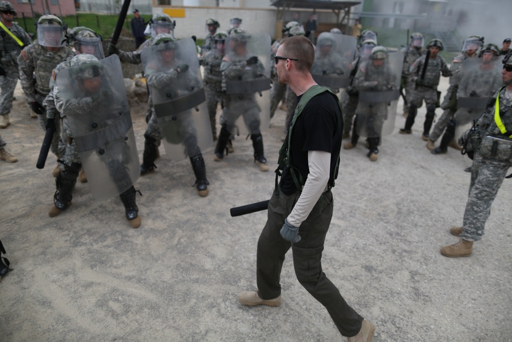 525th Battlefield Surveillance Brigade Kosovo Force training exercise