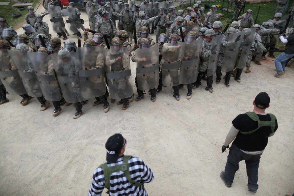 525th Battlefield Surveillance Brigade Kosovo force training exercise