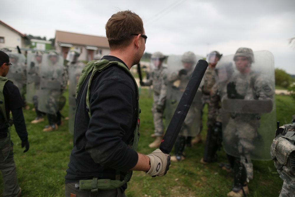 525th Battlefield Surveillance Brigade Kosovo force training exercise