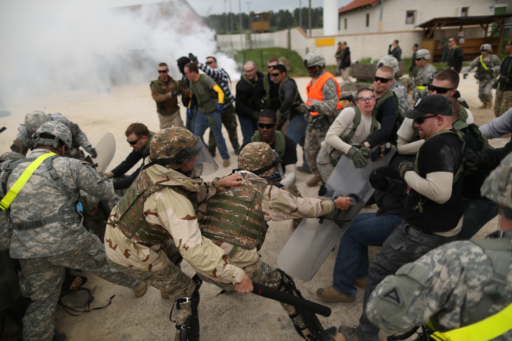 525th Battlefield Surveillance Brigade Kosovo force training exercise