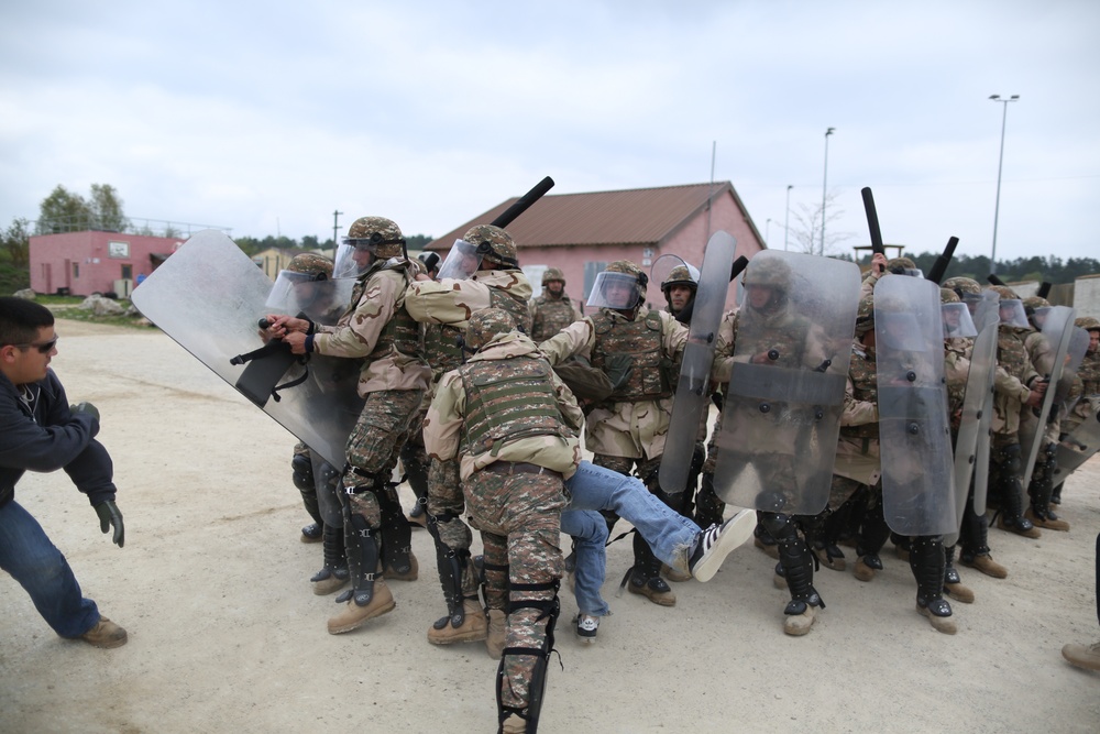 525th Battlefield Surveillance Brigade Kosovo force training exercise