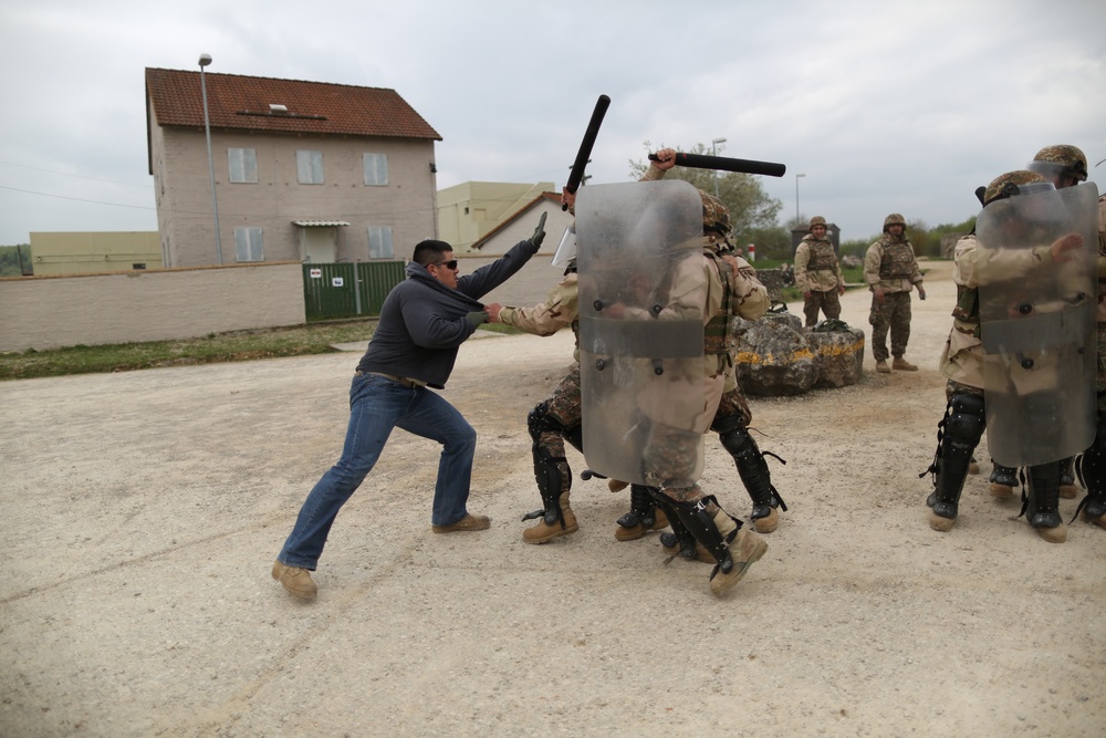 525th Battlefield Surveillance Brigade Kosovo force training exercise