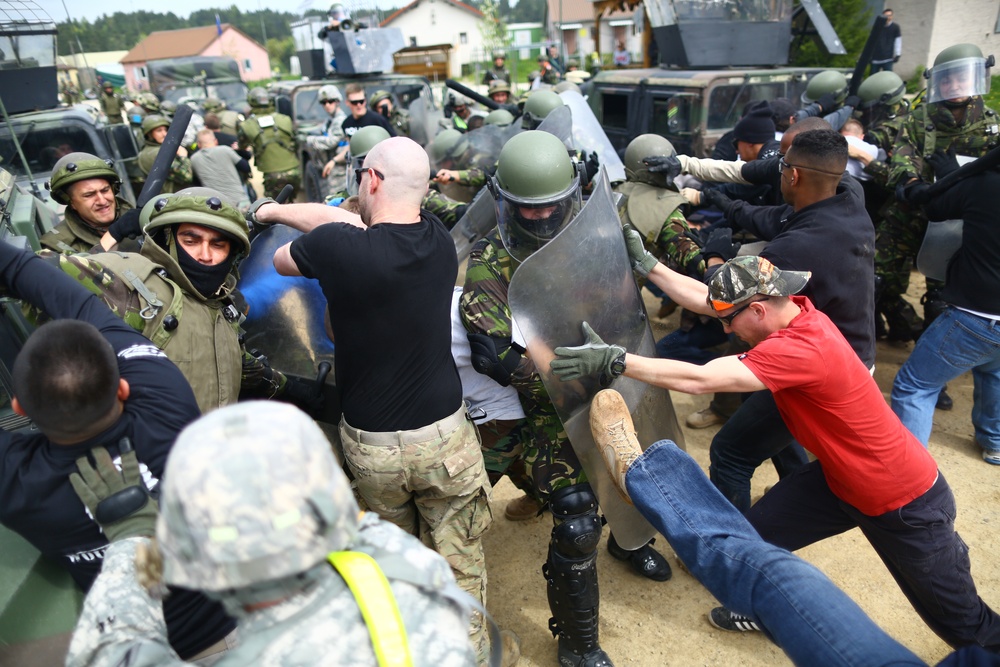 525th Battlefield Surveillance Brigade Kosovo Force mission rehearsal exercise