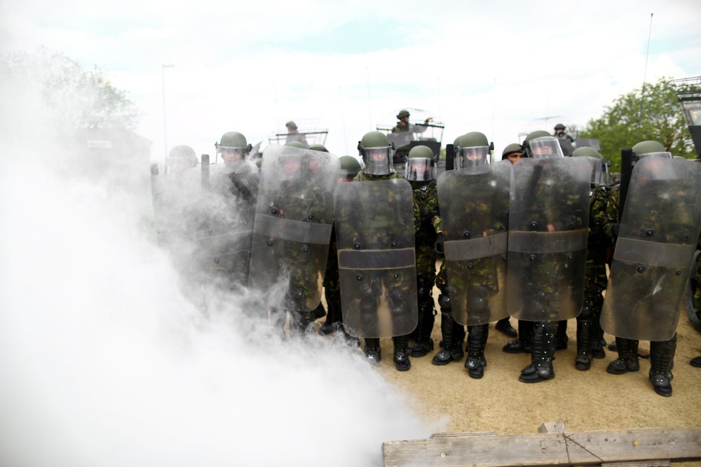 525th Battlefield Surveillance Brigade Kosovo Force mission rehearsal exercise