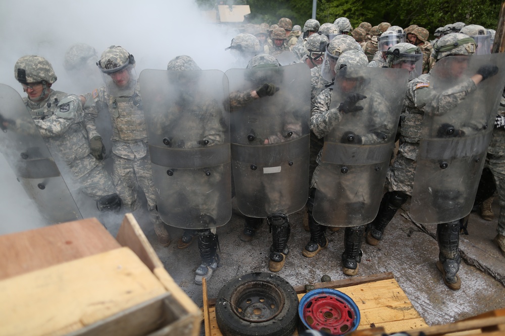 525th Battlefield Surveillance Brigade Kosovo Force mission rehearsal exercise