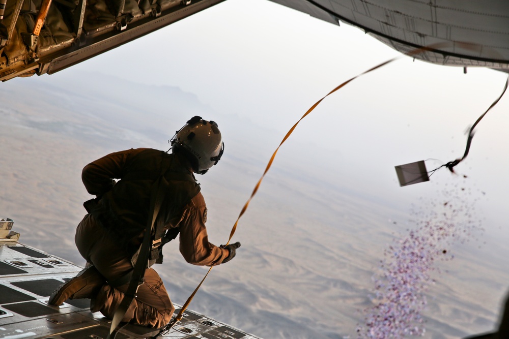 303rd Psychological Operations Company Drops Leaflets over Southern Afghanistan