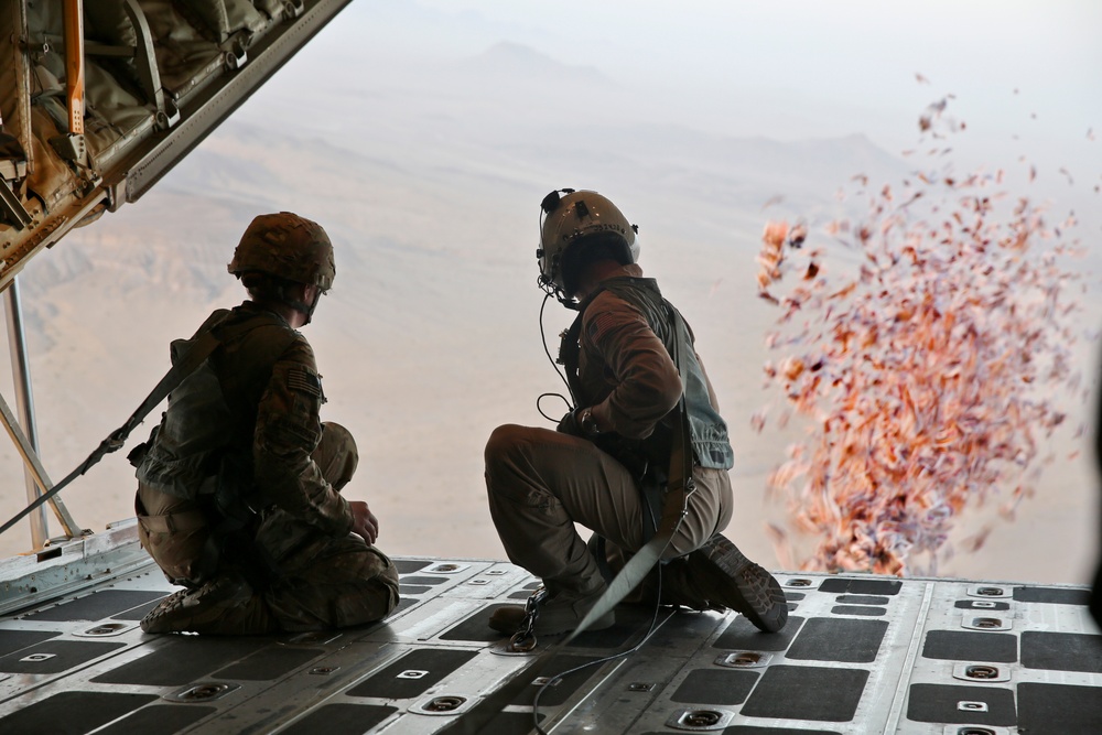 303rd Psychological Operations Company Drops Leaflets over Southern Afghanistan