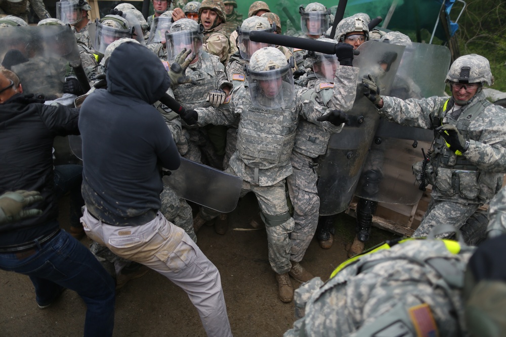 525th Battlefield Surveillance Brigade Kosovo Force mission rehearsal exercise