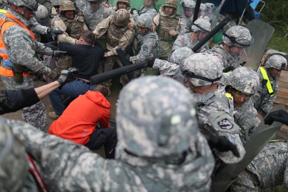 525th Battlefield Surveillance Brigade Kosovo Force mission rehearsal exercise