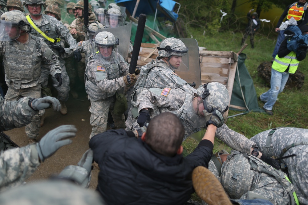 525th Battlefield Surveillance Brigade Kosovo Force mission rehearsal exercise