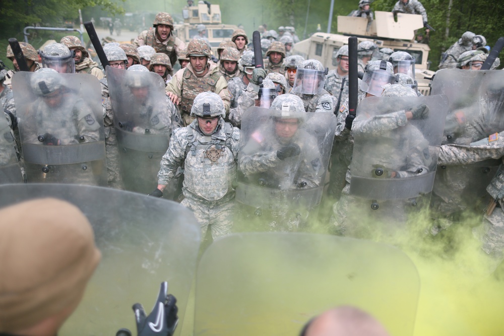 525th Battlefield Surveillance Brigade Kosovo Force mission rehearsal exercise