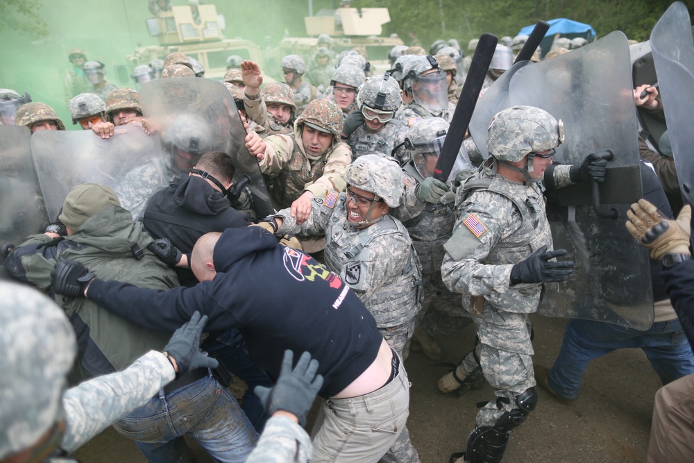 525th Battlefield Surveillance Brigade Kosovo Force mission rehearsal exercise