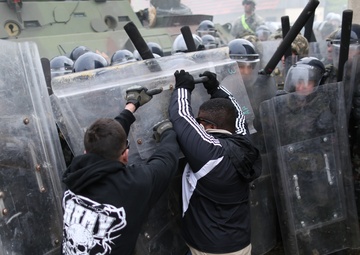 525th Battlefield Surveillance Brigade Kosovo Force mission rehearsal exercise