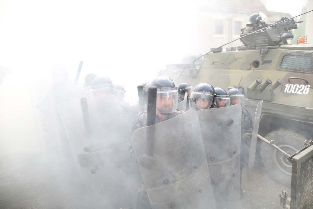 525th Battlefield Surveillance Brigade Kosovo Force mission rehearsal exercise