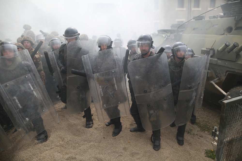 525th Battlefield Surveillance Brigade Kosovo Force mission rehearsal exercise