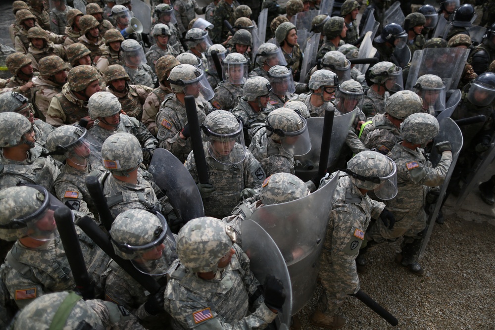 525th Battlefield Surveillance Brigade Kosovo Force mission rehearsal exercise