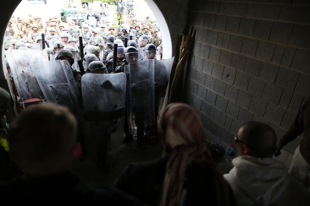 525th Battlefield Surveillance Brigade Kosovo Force mission rehearsal exercise
